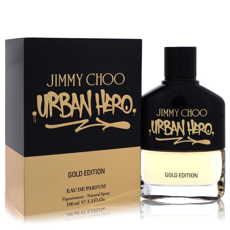 Jimmy Choo Urban Hero Gold Edition by Jimmy Choo Eau De Parfum Spray 3.3 oz Jimmy Choo Urban Hero Gold Edition by Jimmy Choo Eau De Parfum Spray 3.3 oz